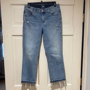 Jag Jeans Medium Blue Cropped Denim